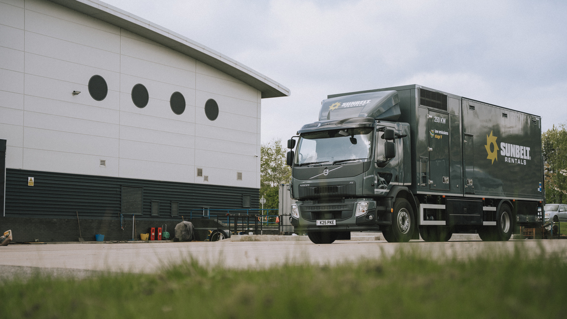 Sunbelt rentals on location